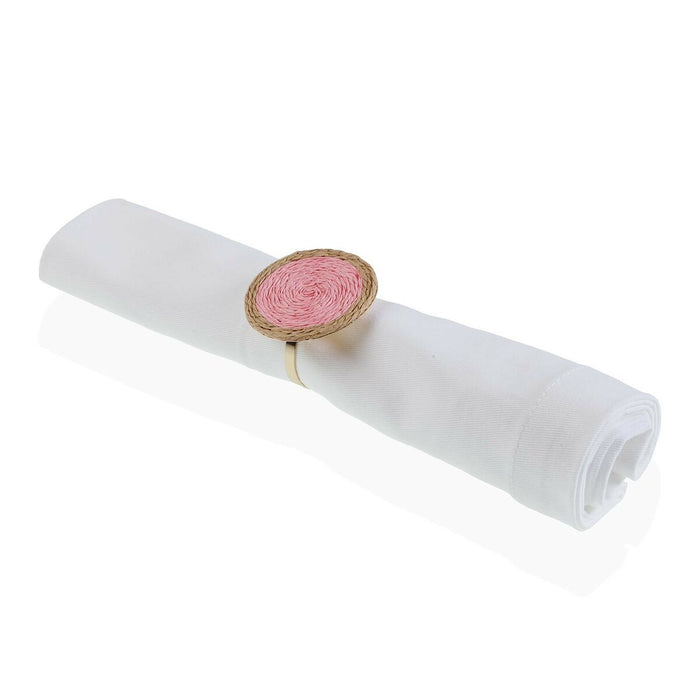 Inel pentru șervețele Versa Roz Metal Hârtie 5 x 4,5 x 5 cm