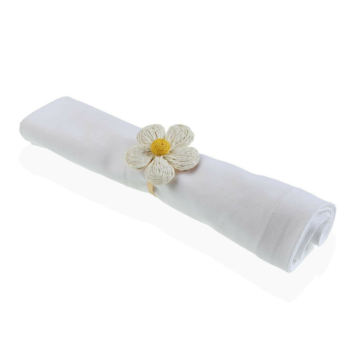 Inel pentru șervețele Versa Metal Hârtie 5,5 x 4,5 x 5,5 cm Floare