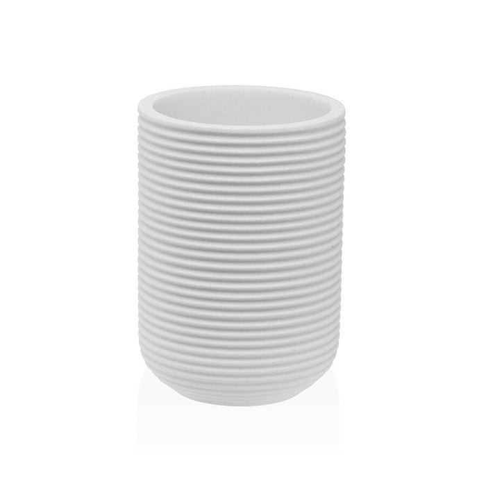 Suport pentru periuțe de dinți Versa Rășină 7,5 x 10,5 x 7,5 cm