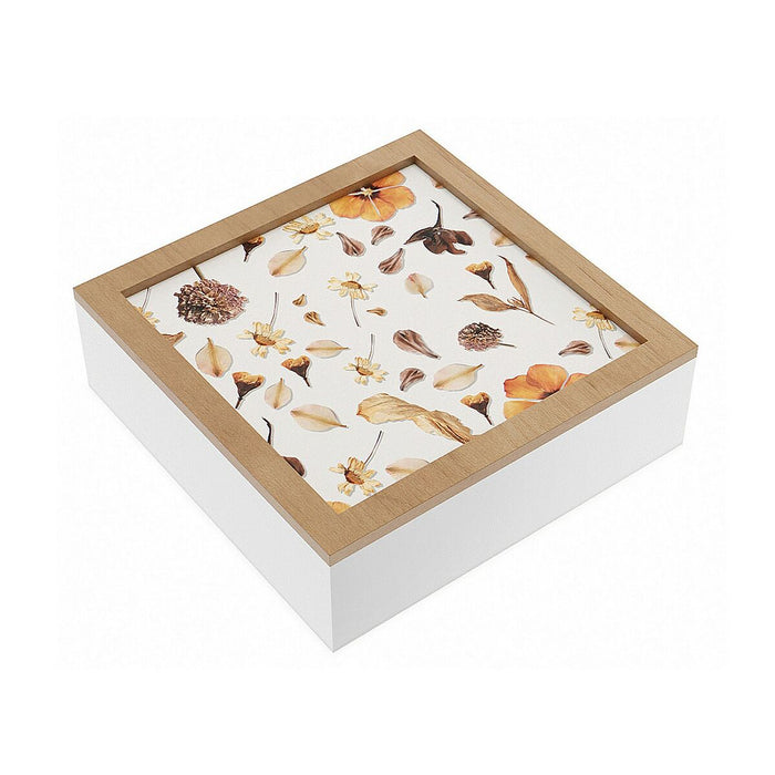 Cutie Decorativă Versa Petale Lemn MDF 24 x 7 x 24 cm