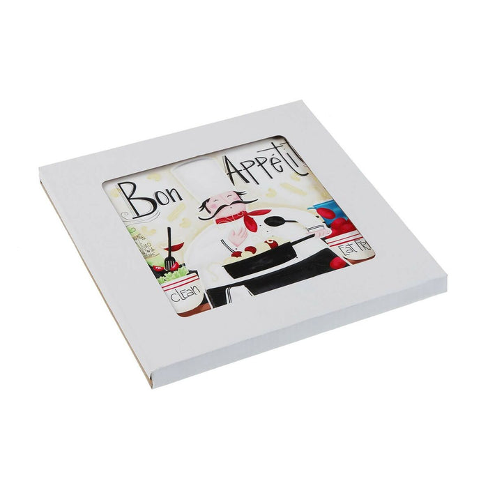 Suport Protecție pentru Masă Versa Pești Plută Ceramică 20 x 20 cm