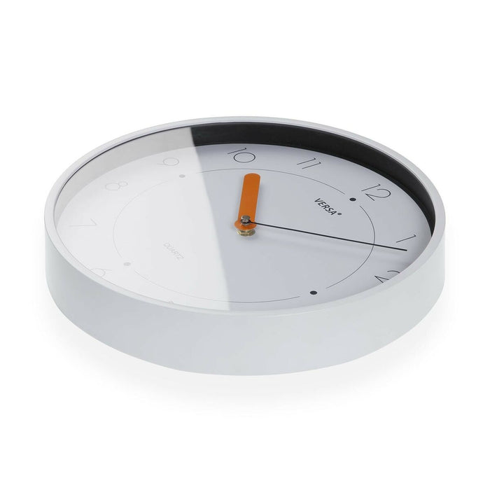 Ceas de Perete Versa Alb Plastic Cuarț 4 x 30 x 30 cm