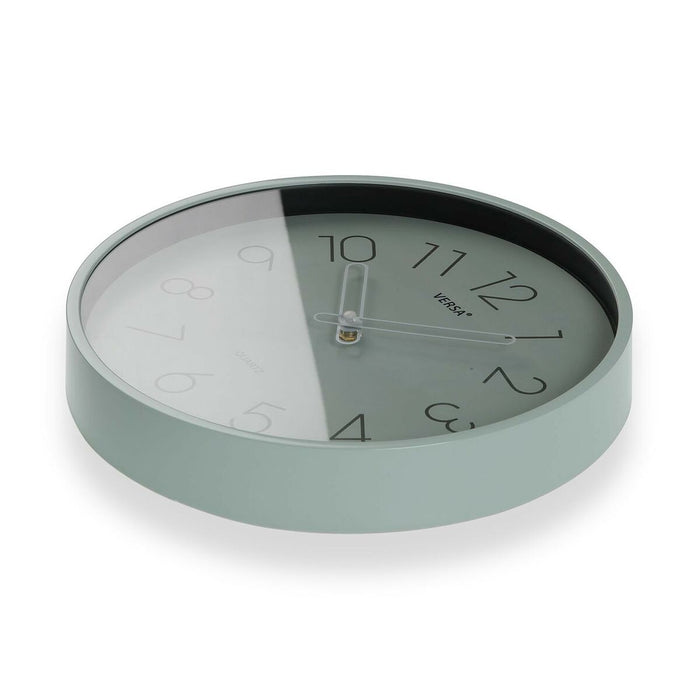 Ceas de Perete Versa Verde Plastic Cuarț 4 x 30 x 30 cm