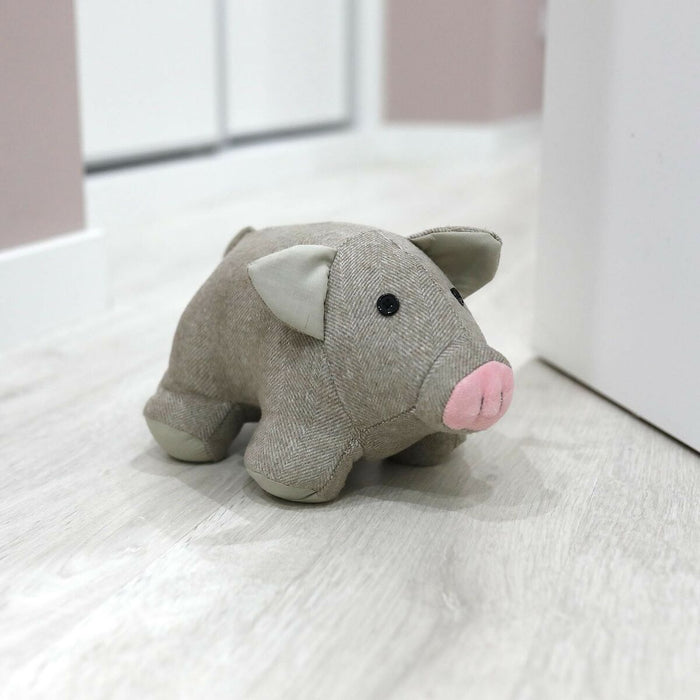 Opritor de ușă Versa Textilă 18 x 15 x 24 cm Porc