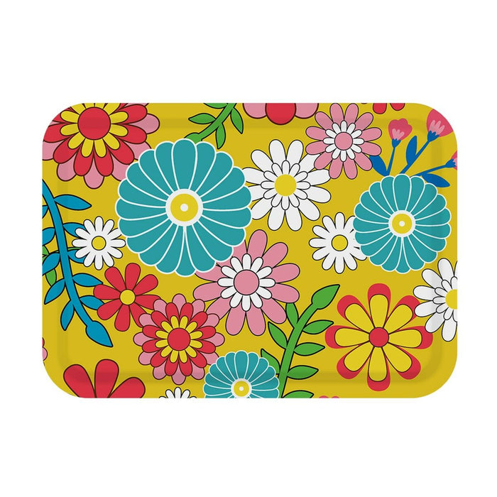 Tavă Versa Galben Polietilenă RPET 27 x 2,2 x 38 cm Květiny