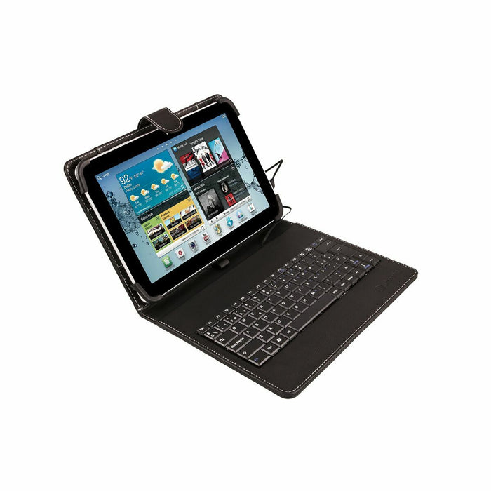 Husă pentru Tabletă și Tastatură Silver Electronics 111916040199 Qwerty Spaniolă 9"-10.1"
