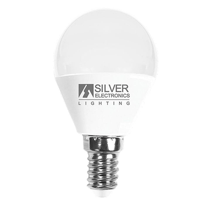 Bec LED Silver Electronics ESFERICA PEQUE E14 5000K