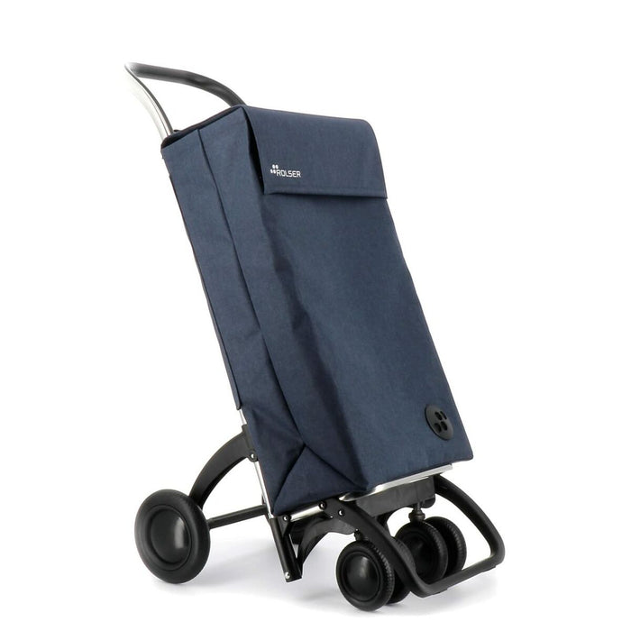 Cărucior de cumpărături Rolser SBELTA TWEED Albastru Bleumarin (44 L)