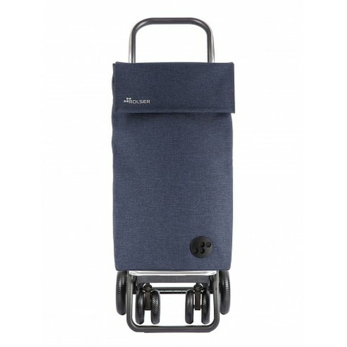 Cărucior de cumpărături Rolser SBELTA TWEED Albastru Bleumarin (44 L)