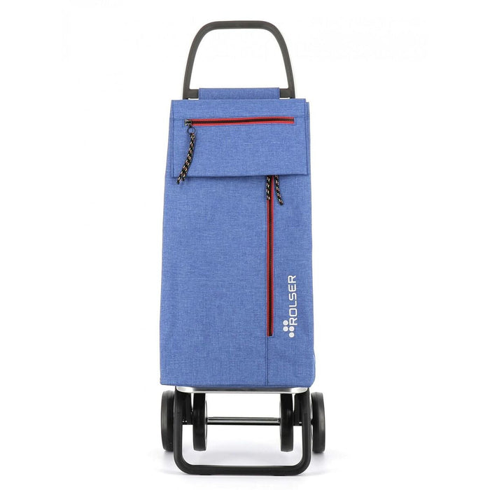 Cărucior de cumpărături Rolser WALLABY TWEED 4 Albastru (40 L)