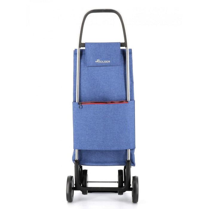 Cărucior de cumpărături Rolser WALLABY TWEED 4 Albastru (40 L)