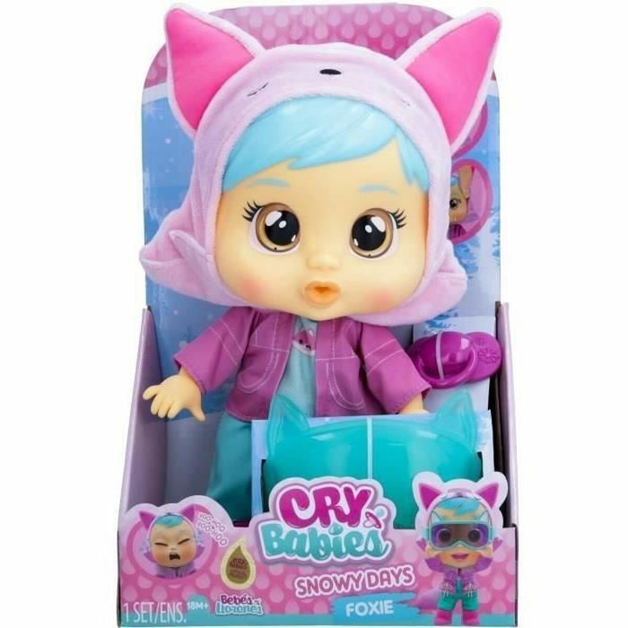 Păpușă bebeluș IMC Toys Cry Babies Snowy Days - Foxi