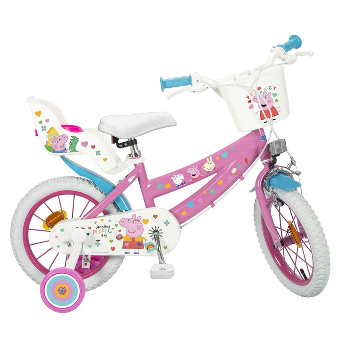 Bicicletă pentru copii Peppa Pig Toimsa 1495 14" Roz Multicolor