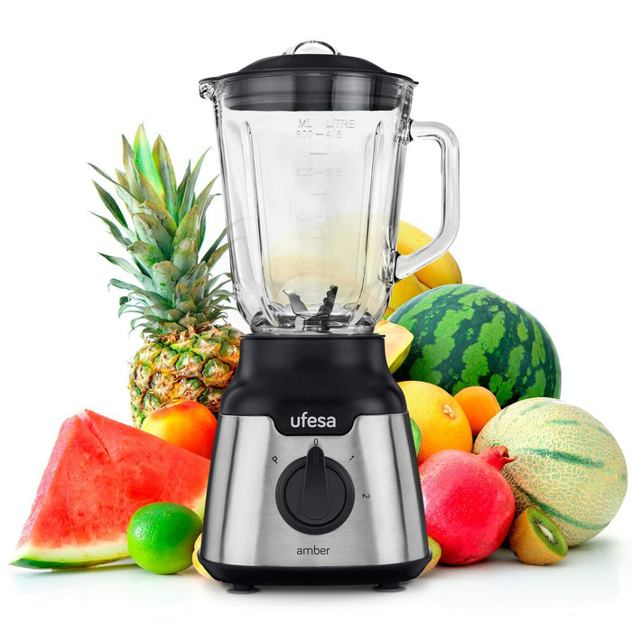 Mixer cu Pahar UFESA BS4000 AMBER 900 W Argintiu