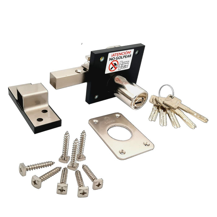 Încuietoare de siguranță Lince 7930r-97930rcm Mat Cromat
