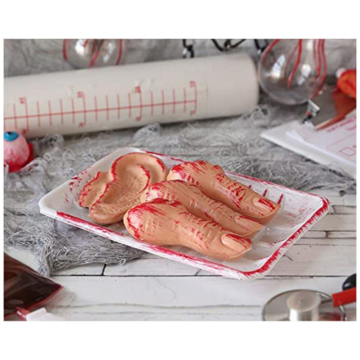 Decorațiune pentru Halloween Urechi Degete Roșu 18 x 13 cm (1 Piese)