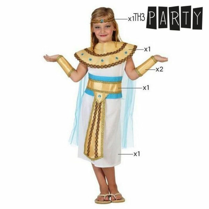 Costum Deghizare pentru Copii Th3 Party Egipteană Alb (5 Unități)