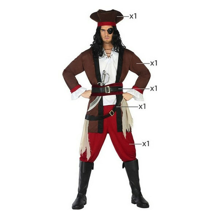 Costum Deghizare pentru Adulți Th3 Party Pirat Bărbat