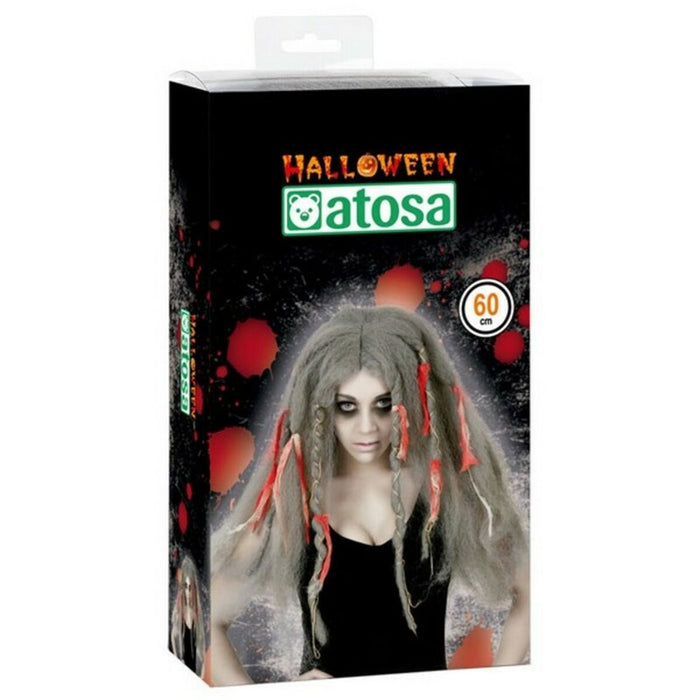 Perucă pentru Halloween 42573 Gri Halloween