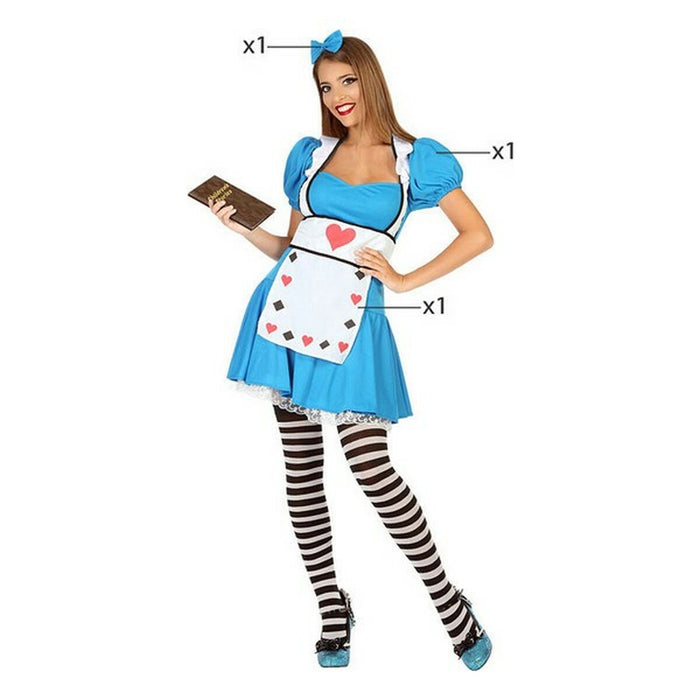 Costum Deghizare pentru Adulți (3 pcs) Alicia Multicolor Fantezie (3 Piese)