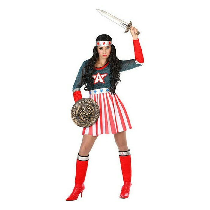 Costum Deghizare pentru Adulți Multicolor Supererou (4 Piese)