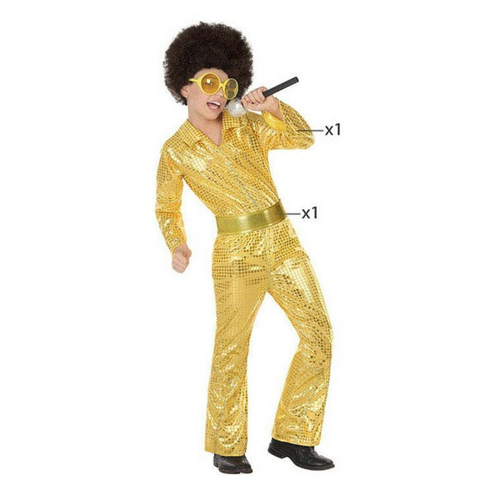Costum Deghizare pentru Copii Disco Auriu* (2 Piese) (2 pcs)
