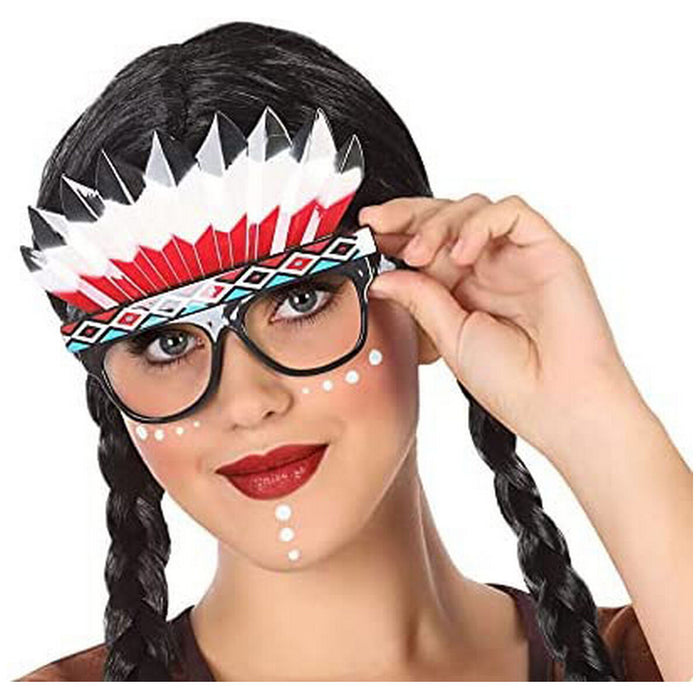 Ochelari Accesorii pentru Costumație Multicolor Indian american