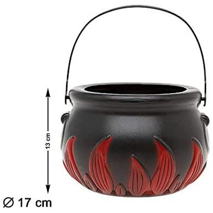 Tigaie Negru 17 cm Vrăjitoare Halloween