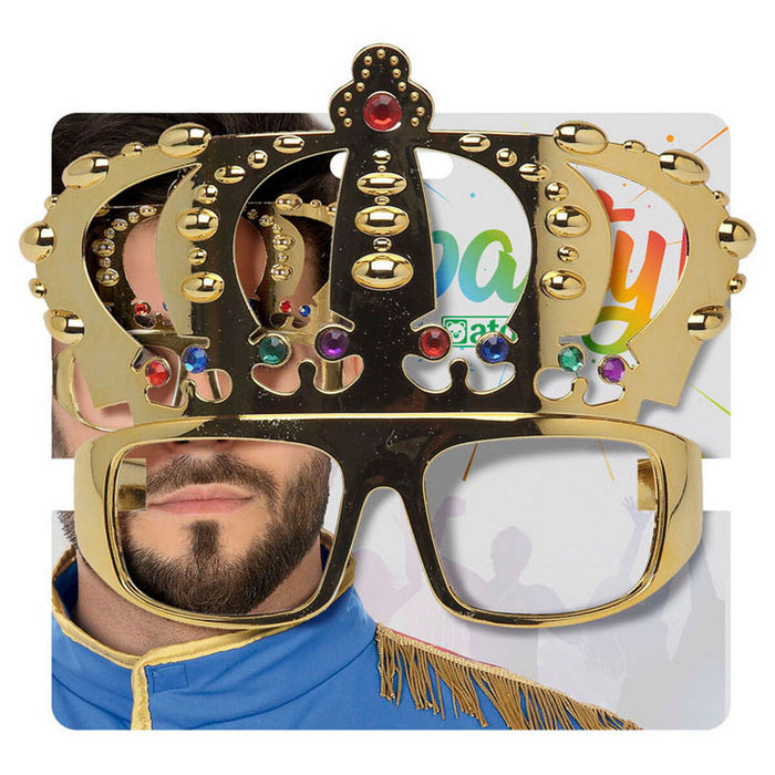 Ochelari Rege Coroană Auriu*