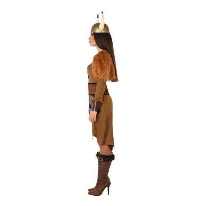 Costum Deghizare pentru Adulți 114012 Maro (3 pcs) Femeie Viking