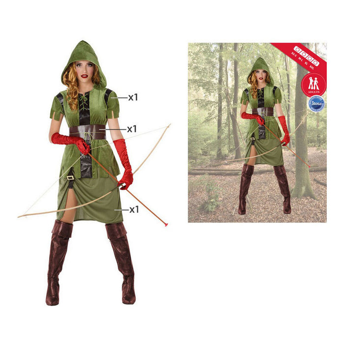 Costum Deghizare pentru Adulți Verde (3 Piese)