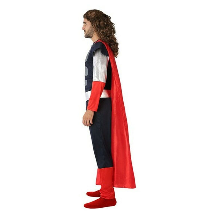 Costum Deghizare pentru Adulți 114555 Multicolor Supererou (3 Piese)