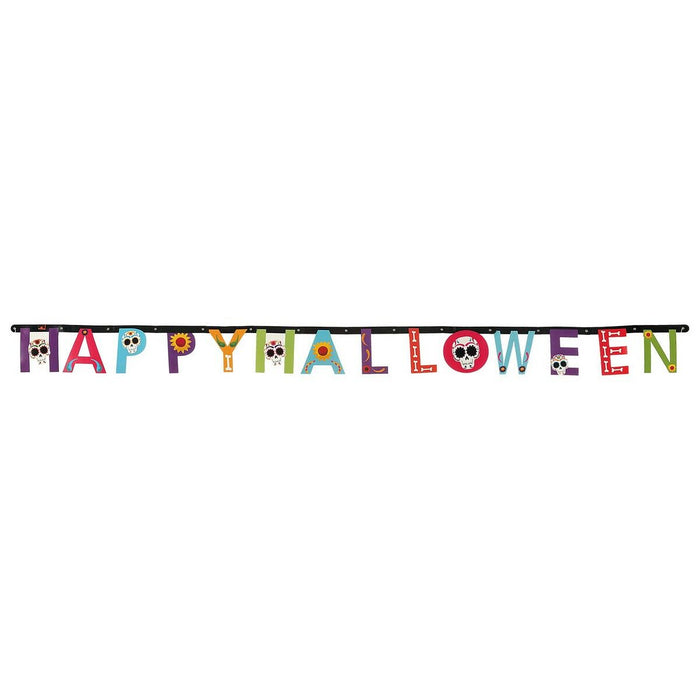 Ghirlandă Happy Halloween Mexican Multicolor