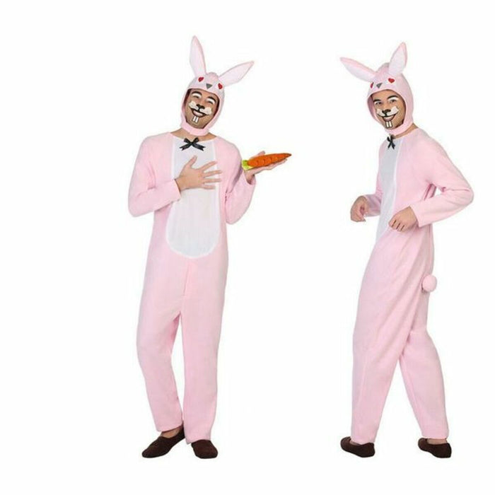 Costum Deghizare pentru Adulți Roz Iepure (2 pcs)