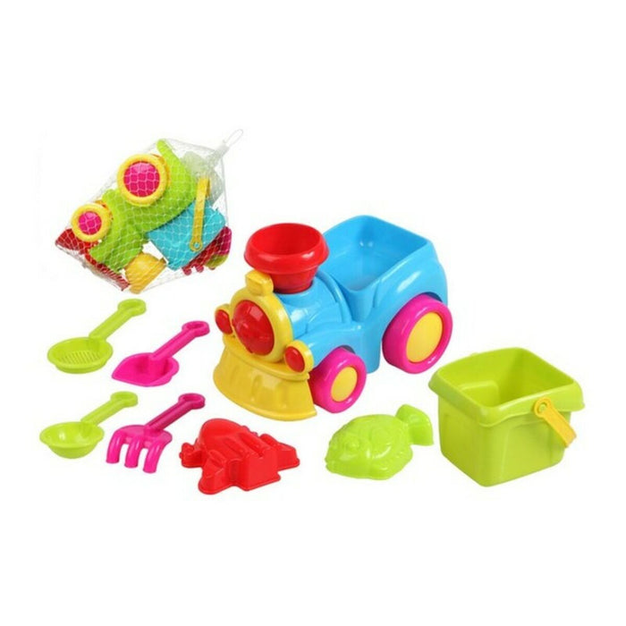 Set de jucării de plajă Train (8 pcs) 22 x 14 cm