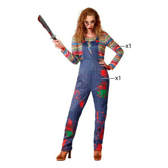 Costum Deghizare pentru Adulți Păpușă Sângeroasă