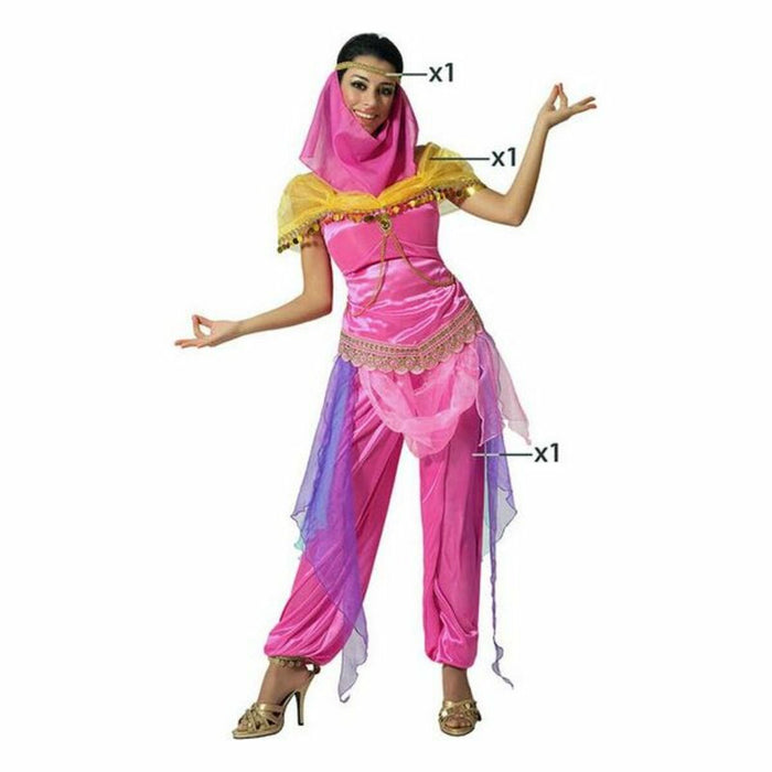 Costum Deghizare pentru Adulți Roz Prințesă Arabă