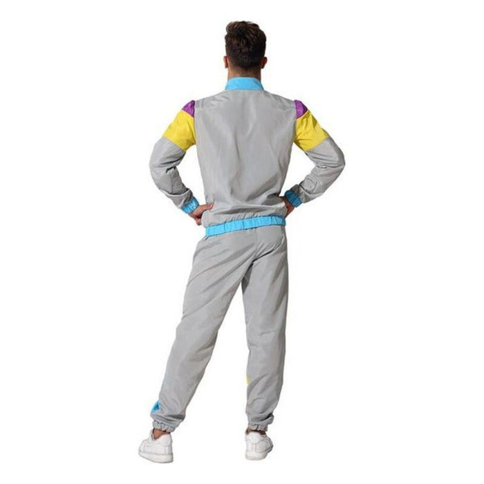 Costum Deghizare pentru Adulți Gri Anii 80