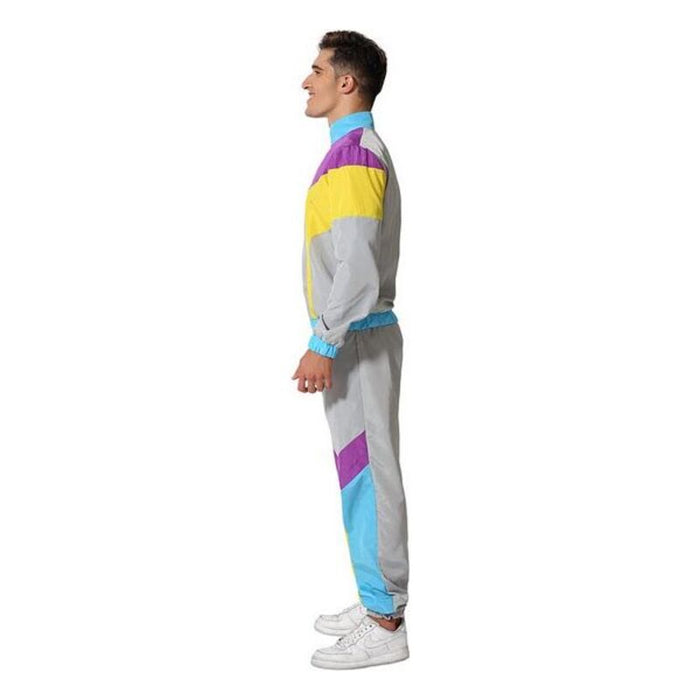 Costum Deghizare pentru Adulți Gri Anii 80