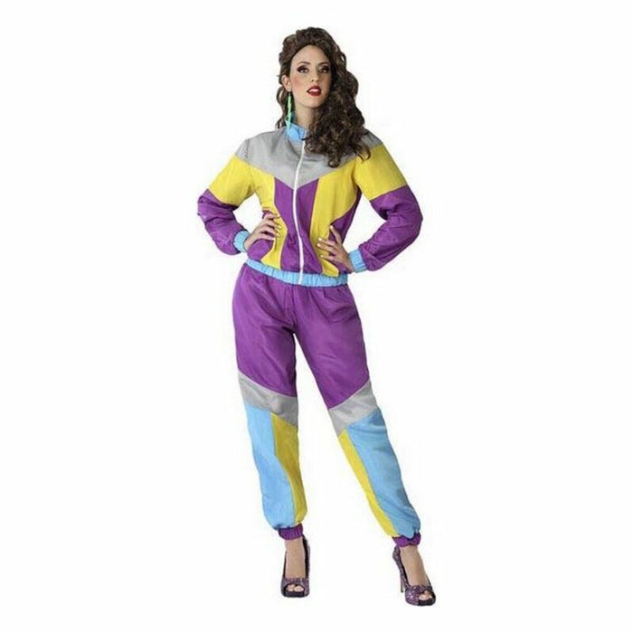 Costum Deghizare pentru Adulți Mov Anii 80