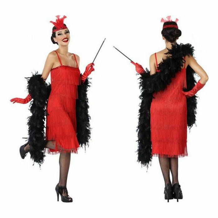 Costum Deghizare pentru Adulți Charleston Roșu