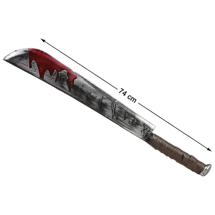 Cuțit 74 cm Sângeros Halloween Multicolor