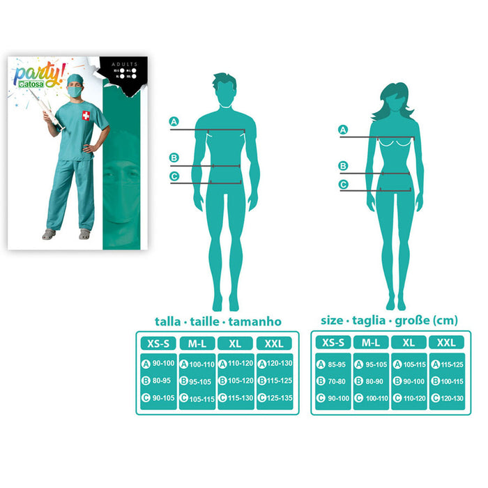 Costum Deghizare pentru Adulți Doctor XS-S