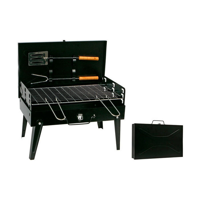 Grătare Portabil Negru 44 x 27 x 21,5 cm