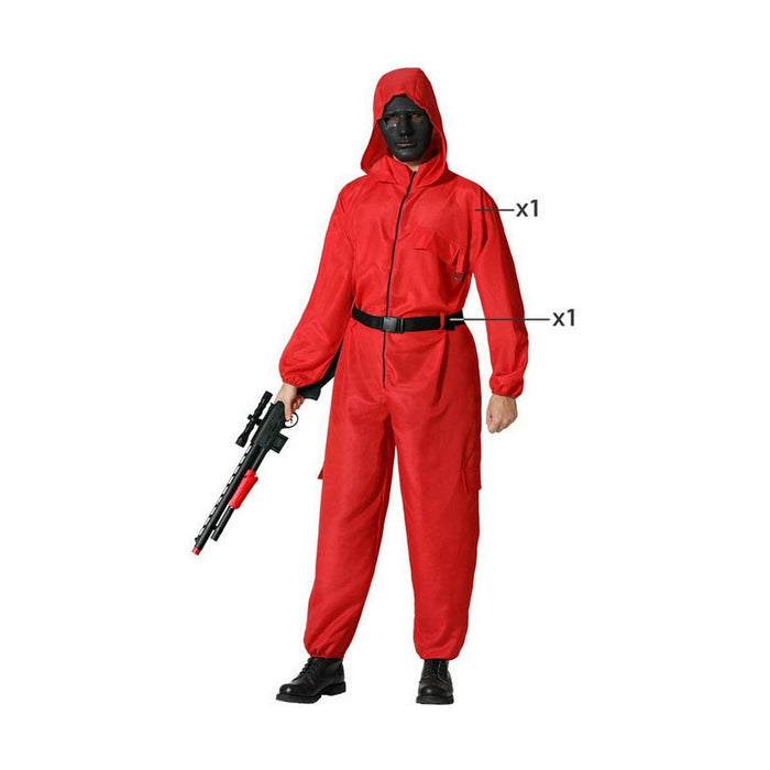Costum Deghizare pentru Adulți Roșu Hoțul Pădurilor Poliester