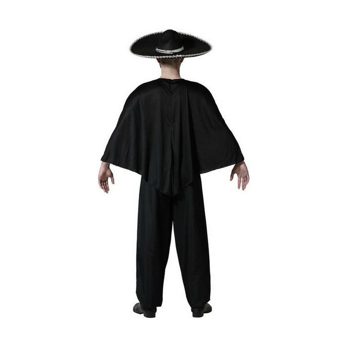 Costum Costum Deghizare pentru Adulți Mexico City Negru Mărime unică