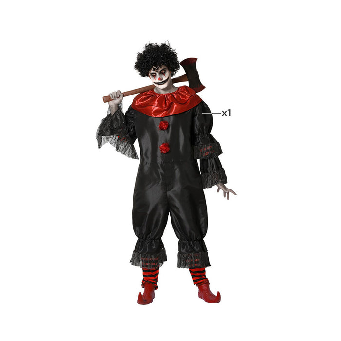 Costum Deghizare pentru Adulți Negru Clovn (1 Unități)