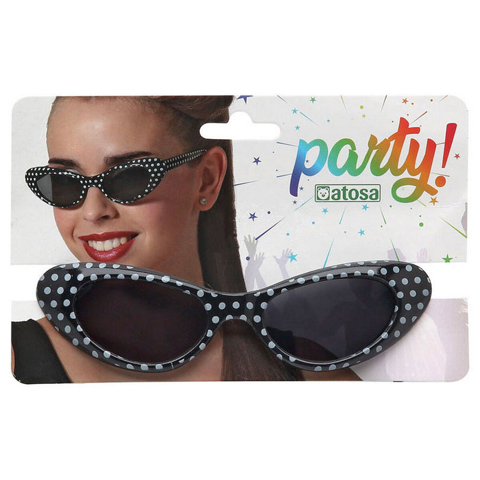 Ochelari Accesorii pentru Costumație Negru/Alb Negru
