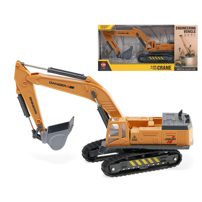 Camioane pentru lucrări publice Metal Excavator 31 x 14 cm