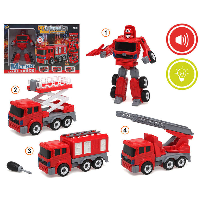 Transformers Lumină Roșu cu sunet 53 x 34 cm